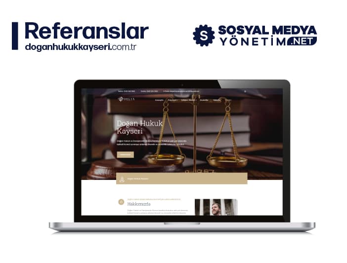 Doğan Hukuk Kayseri — Web Tasarımı çalışması