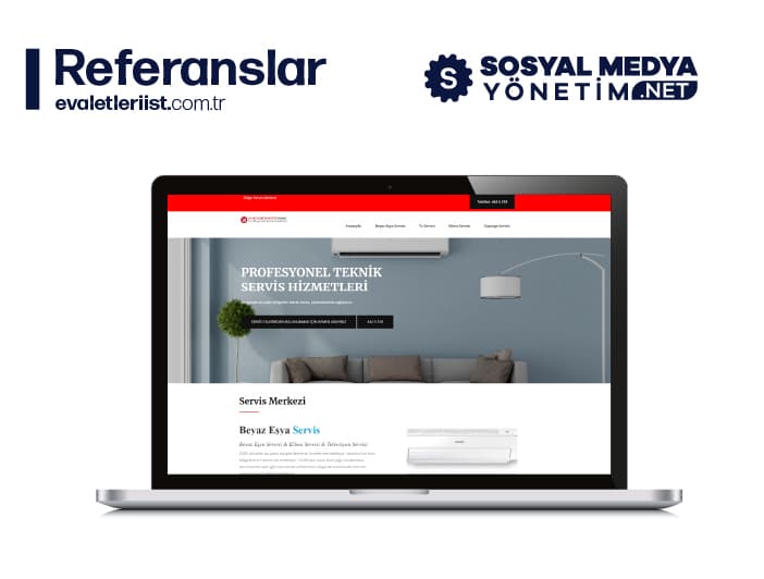 Elektrikli Ev Aletleri — Web Tasarımı çalışması