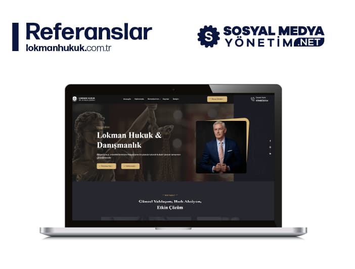 Lokman Hukuk Bürosu — Web Tasarımı çalışması