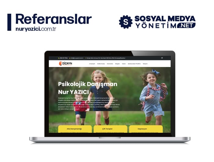 Nur Yazıcı — Web Tasarımı çalışması