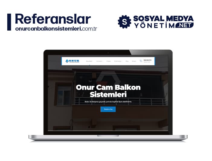 Onur Cam Balkon Sistemleri — Web Tasarımı çalışması