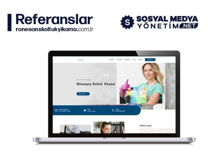 Rönesans Koltuk Yıkama — Web Tasarımı çalışması